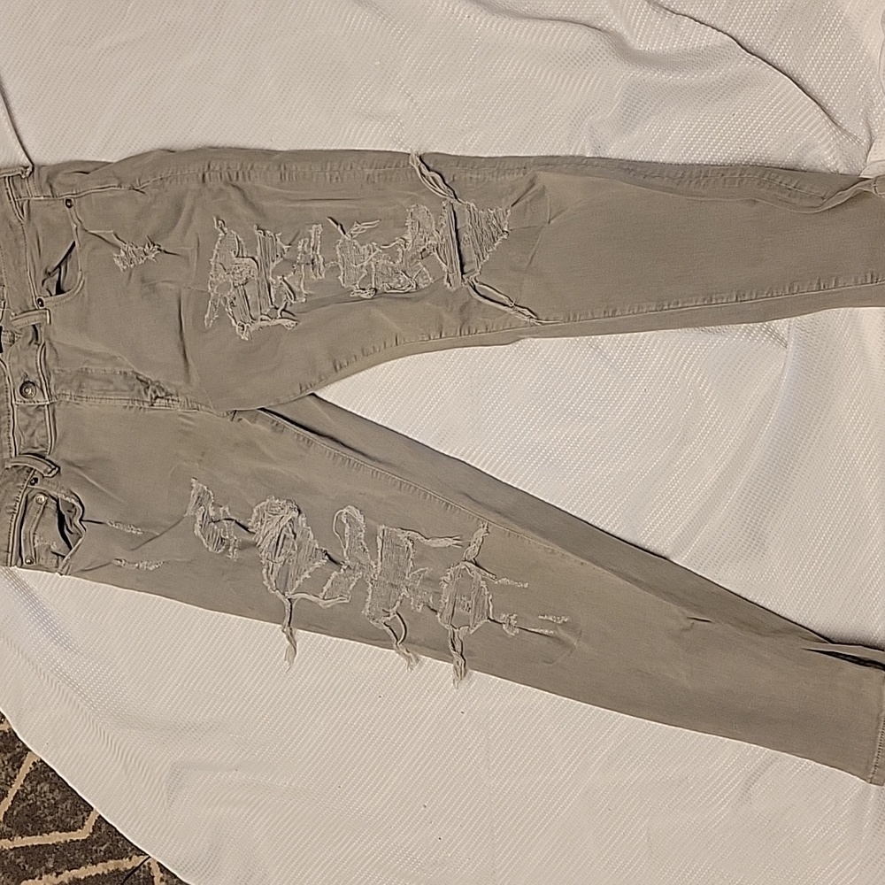 American Eagle Airflex Gray Jeans 36" X 30